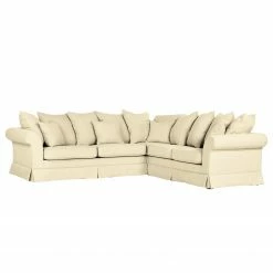 Maison Belfort Ecksofa Campagne III Webstoff - Beige