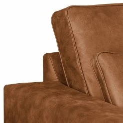Ars manufacti Ecksofa Coolock Antiklederlook - Cognac - Ottomane davorstehend rechts -WOHNZIMMERMÖBEL Verkäufe ecksofa coolock antiklederlook ottomane davorstehend rechts cognac 4532236