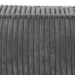 Naturoo Ecksofa Coolock Cord - Dunkelgrau - Ottomane davorstehend rechts -WOHNZIMMERMÖBEL Verkäufe ecksofa coolock samtstoff ottomane davorstehend rechts dunkelgrau 4481192