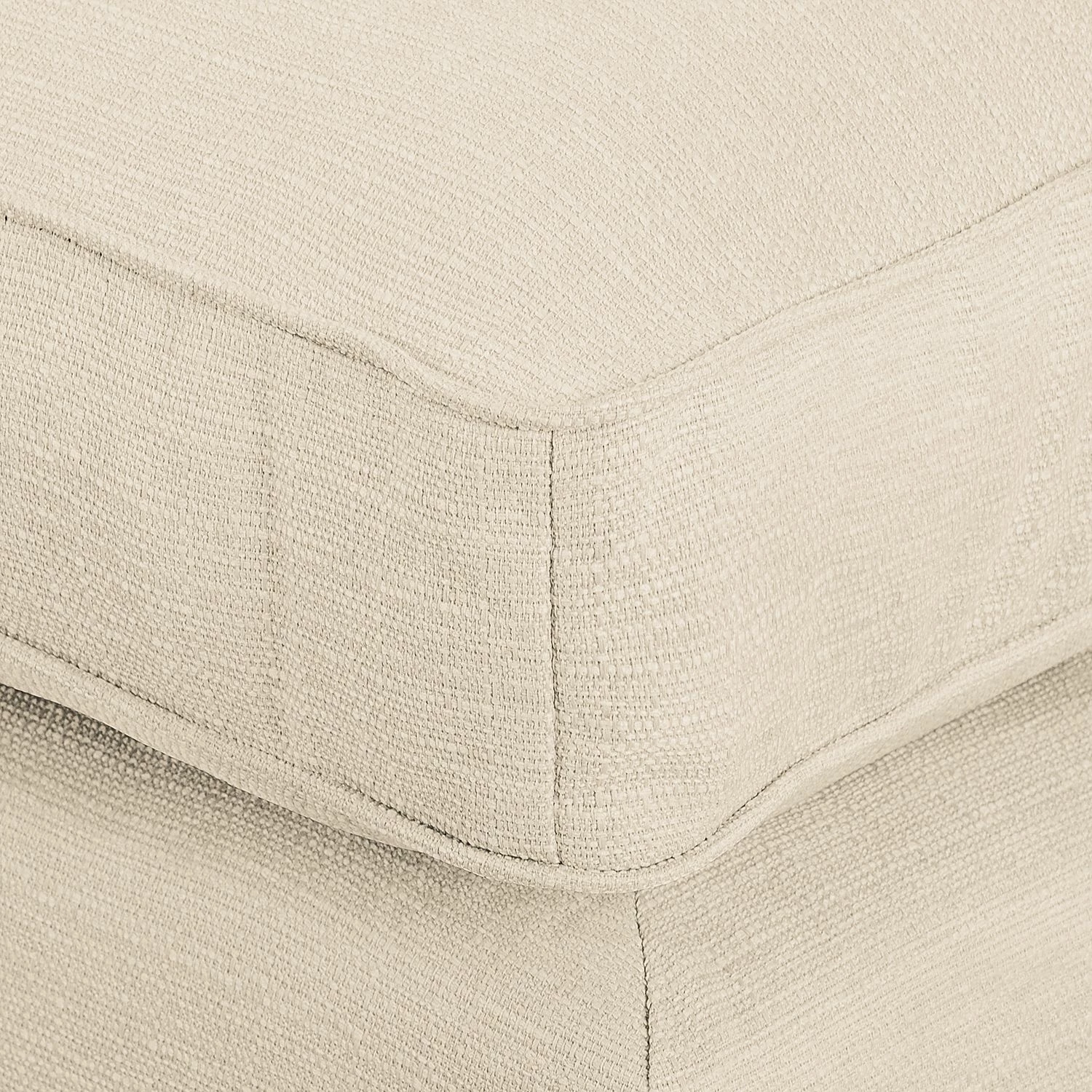Naturoo Ecksofa Coolock Webstoff - Creme - Ottomane davorstehend rechts 12 Naturoo Ecksofa Coolock Webstoff - Creme - Ottomane davorstehend rechts – Bild 12