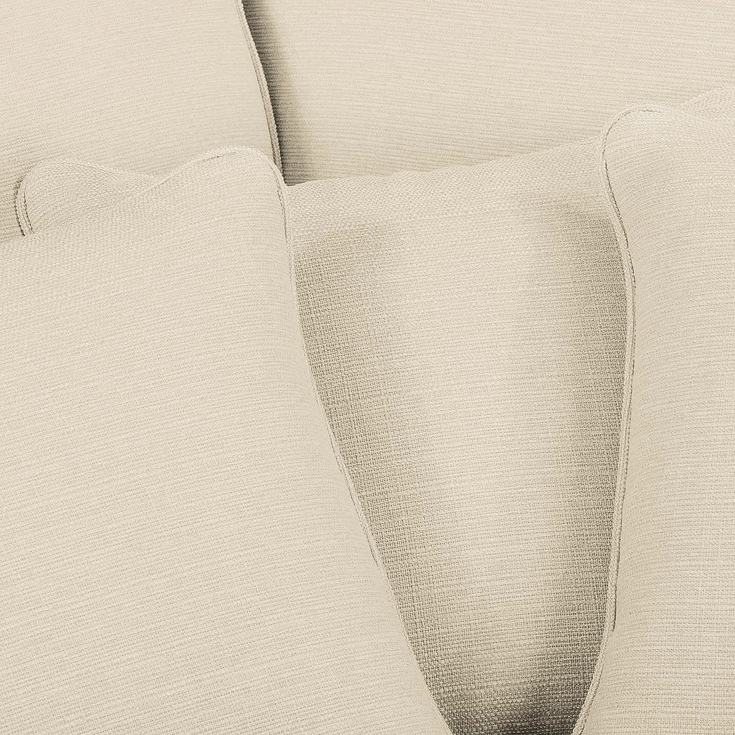 Naturoo Ecksofa Coolock Webstoff - Creme - Ottomane davorstehend rechts 13 Naturoo Ecksofa Coolock Webstoff - Creme - Ottomane davorstehend rechts – Bild 13