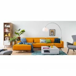 Fredriks Couchtisch Hilja - Hochglanz Weiß -WOHNZIMMERMÖBEL Verkäufe ecksofa copperfield ii mit schlaffunktion webstoff longchair ottomane davorstehend links stoff zahira senfgelb 5167528