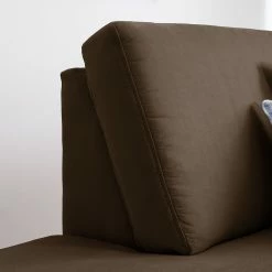 Ars Natura Ecksofa Davao - Braun - Ottomane davorstehend links -WOHNZIMMERMÖBEL Verkäufe ecksofa davao microfaser ottomane davorstehend links ohne schlaffunktion braun 4643360