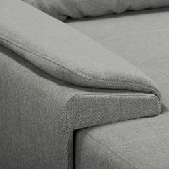 Fredriks Ecksofa Dengie (mit Schlaffunktion) - Strukturstoff -WOHNZIMMERMÖBEL Verkäufe ecksofa dengie mit schlaffunktion strukturstoff longchair davorstehend links platin 5055312