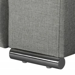 Fredriks Ecksofa Dengie (mit Schlaffunktion) - Strukturstoff -WOHNZIMMERMÖBEL Verkäufe ecksofa dengie mit schlaffunktion strukturstoff longchair davorstehend links platin 5055332