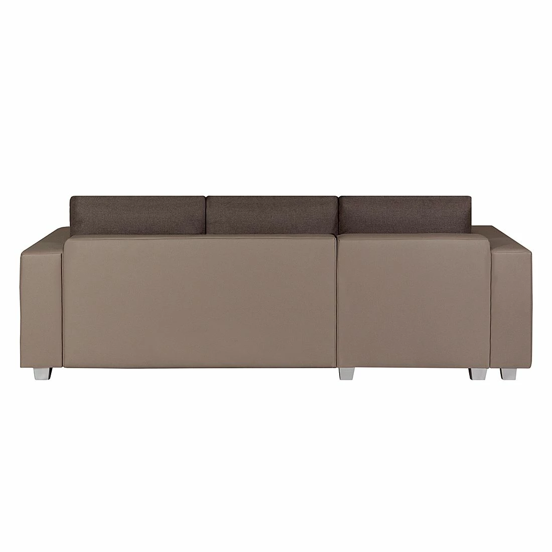 Fredriks Ecksofa Dublin II - (mit Schlaffunktion / beidseitig montierbar) - Kunstleder/Strukturstoff - Taupe / Braun 9 Fredriks Ecksofa Dublin II - (mit Schlaffunktion / beidseitig montierbar) - Kunstleder/Strukturstoff - Taupe / Braun – Bild 9