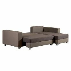 Fredriks Ecksofa Dublin II - (mit Schlaffunktion / beidseitig montierbar) - Kunstleder/Strukturstoff - Taupe / Braun 16 Fredriks Ecksofa Dublin II - (mit Schlaffunktion / beidseitig montierbar) - Kunstleder/Strukturstoff - Taupe / Braun -WOHNZIMMERMÖBEL Verkäufe ecksofa dublin mit schlaffunktion kunstleder stoff taupe braun 289619