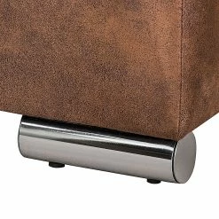 Ars manufacti Ecksofa Dulmen - (mit Schlaffunktion / beidseitig montierbar) - Antiklederoptik - Dunkelbraun -WOHNZIMMERMÖBEL Verkäufe ecksofa dulmen mit schlaffunktion samtstoff longchair beidseitig montierbar dunkelbraun 1234850