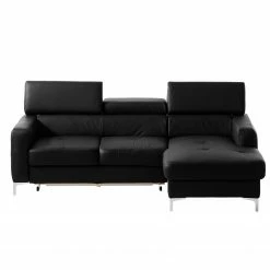 Cotta Ecksofa Eduardo I Echtleder - Schwarz - Longchair davorstehend rechts - Bettkasten - Schlaffunktion -WOHNZIMMERMÖBEL Verkäufe ecksofa eduardo i echtleder longchair ottomane davorstehend rechts mit schlaffunktion schwarz 4905924