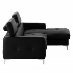 Cotta Ecksofa Eduardo I Echtleder - Schwarz - Longchair davorstehend rechts - Bettkasten - Schlaffunktion -WOHNZIMMERMÖBEL Verkäufe ecksofa eduardo i echtleder longchair ottomane davorstehend rechts mit schlaffunktion schwarz 4905932