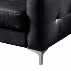 Cotta Ecksofa Eduardo II Echtleder - Schwarz - Longchair davorstehend links - Bettkasten - Schlaffunktion -WOHNZIMMERMÖBEL Verkäufe ecksofa eduardo ii echtleder longchair ottomane davorstehend links mit schlaffunktion schwarz 5152392