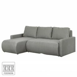 Fredriks Ecksofa El Calvario - (mit Schlaffunktion) Strukturstoff Longchair davorstehend links - Platin -WOHNZIMMERMÖBEL Verkäufe ecksofa el calvario mit schlaffunktion strukturstoff longchair davorstehend links platin 4618932
