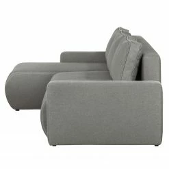Fredriks Ecksofa El Calvario - (mit Schlaffunktion) Strukturstoff Longchair davorstehend links - Platin -WOHNZIMMERMÖBEL Verkäufe ecksofa el calvario mit schlaffunktion strukturstoff longchair davorstehend links platin 4618944