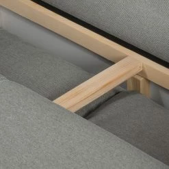 Fredriks Ecksofa El Calvario - (mit Schlaffunktion) Strukturstoff Longchair davorstehend links - Platin -WOHNZIMMERMÖBEL Verkäufe ecksofa el calvario mit schlaffunktion strukturstoff longchair davorstehend links platin 4618980