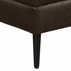 Ars manufacti Ecksofa Flesk Antiklederlook - Braun - Ottomane davorstehend links - Mit Hocker -WOHNZIMMERMÖBEL Verkäufe ecksofa flesk microfaser mit hocker braun 4284504
