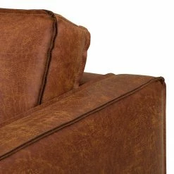 Ars manufacti Ecksofa FORT DODGE - Antiklederlook - Microfaser Yaka: Cognac - Longchair davorstehend rechts - Ohne Schlaffunktion -WOHNZIMMERMÖBEL Verkäufe ecksofa fort dodge antiklederlook longchair davorstehend rechts cognac 4669332