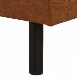 Ars manufacti Ecksofa FORT DODGE - Antiklederlook - Microfaser Yaka: Cognac - Longchair davorstehend rechts - Ohne Schlaffunktion -WOHNZIMMERMÖBEL Verkäufe ecksofa fort dodge antiklederlook longchair davorstehend rechts cognac 4669348