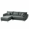 Roomscape Ecksofa Glenrock (mit Schlaffunktion) - beidseitig montierbar - Microfaser - Grau