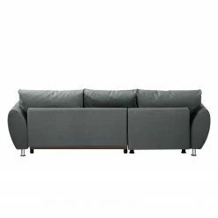 Roomscape Ecksofa Glenrock (mit Schlaffunktion) - beidseitig montierbar - Microfaser - Grau -WOHNZIMMERMÖBEL Verkäufe ecksofa glenrock mit schlaffunktion beidseitig montierbar microfaser grau 4606996
