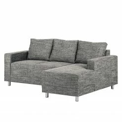 Loftscape Ecksofa Greenwood - Strukturstoff Lawan: Grau - Longchair davorstehend rechts -WOHNZIMMERMÖBEL Verkäufe ecksofa greenwood strukturstoff longchair ottomane davorstehend rechts grau 4104996