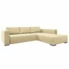 Tom Tailor Ecksofa Heaven Colors Style XL Webstoff - Stoff TCU: 1 warm beige - Longchair davorstehend rechts - Keine Funktion