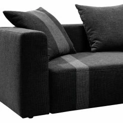 Tom Tailor Ecksofa Heaven Stripe Webstoff Longchair - davorstehend rechts - Schwarz / Grau - Ohne Kissen 6 Tom Tailor Ecksofa Heaven Stripe Webstoff Longchair - davorstehend rechts - Schwarz / Grau - Ohne Kissen -WOHNZIMMERMÖBEL Verkäufe ecksofa heaven stripe webstoff longchair davorstehend rechts schwarz ohne kissen 1036538