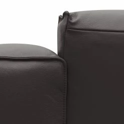 Studio Copenhagen Ecksofa HUDSON mit Rundecke - Echtleder Neka: Grau - Ecke davorstehend links -WOHNZIMMERMÖBEL Verkäufe ecksofa hudson ii echtleder 3 sitzer davorstehend links grau 3832012