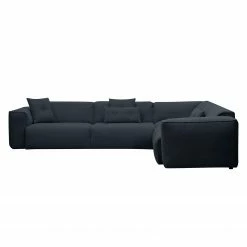 Studio Copenhagen Ecksofa HUDSON mit Rundecke - Webstoff Anda II: Grau - Ecke davorstehend rechts 13 Studio Copenhagen Ecksofa HUDSON mit Rundecke - Webstoff Anda II: Grau - Ecke davorstehend rechts -WOHNZIMMERMÖBEL Verkäufe ecksofa hudson ii webstoff 3 sitzer davorstehend links grau 3831584