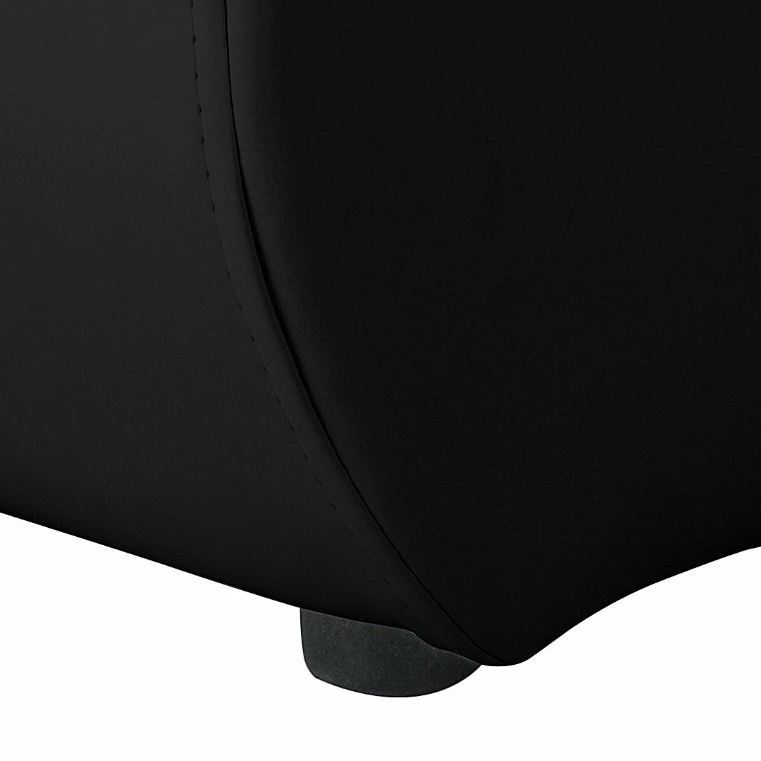 Mooved Ecksofa Huelva (mit Schlaffunktion) - Kunstleder/Webstoff - Schwarz / Grau - Longchair davorstehend links 14 Mooved Ecksofa Huelva (mit Schlaffunktion) - Kunstleder/Webstoff - Schwarz / Grau - Longchair davorstehend links – Bild 14