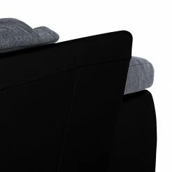 Mooved Ecksofa Huelva (mit Schlaffunktion) - Kunstleder/Webstoff - Schwarz / Grau - Longchair davorstehend links 23 Mooved Ecksofa Huelva (mit Schlaffunktion) - Kunstleder/Webstoff - Schwarz / Grau - Longchair davorstehend links -WOHNZIMMERMÖBEL Verkäufe ecksofa huelva mit schlaffunktion kunstleder schwarz longchair davorstehend links 414720