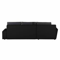 Mooved Ecksofa Huelva (mit Schlaffunktion) - Kunstleder/Webstoff - Schwarz / Grau - Longchair davorstehend links 19 Mooved Ecksofa Huelva (mit Schlaffunktion) - Kunstleder/Webstoff - Schwarz / Grau - Longchair davorstehend links -WOHNZIMMERMÖBEL Verkäufe ecksofa huelva mit schlaffunktion kunstleder schwarz longchair davorstehend links 414727