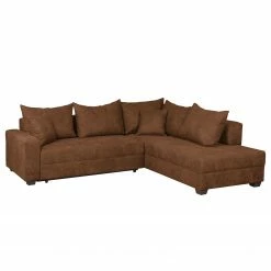 Loftscape Ecksofa Inywa (mit Schlaffunktion) - Antiklederlook - Microfaser Priya: Cognac - Mit Schlaffunktion -WOHNZIMMERMÖBEL Verkäufe ecksofa inywa mit schlaffunktion beidseitig montierbar antiklederlook cognac 4789888