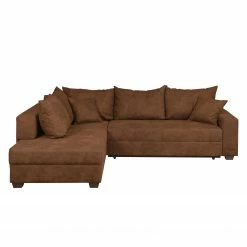 Loftscape Ecksofa Inywa (mit Schlaffunktion) - Antiklederlook - Microfaser Priya: Cognac - Mit Schlaffunktion -WOHNZIMMERMÖBEL Verkäufe ecksofa inywa mit schlaffunktion beidseitig montierbar antiklederlook cognac 4789900