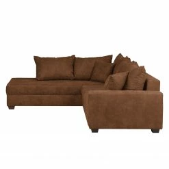 Loftscape Ecksofa Inywa (mit Schlaffunktion) - Antiklederlook - Microfaser Priya: Cognac - Mit Schlaffunktion -WOHNZIMMERMÖBEL Verkäufe ecksofa inywa mit schlaffunktion beidseitig montierbar antiklederlook cognac 4789904