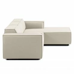 Ecksofa Kinx I Webstoff - Webstoff Osta: Altweiß - Longchair davorstehend rechts - Keine Funktion -WOHNZIMMERMÖBEL Verkäufe ecksofa kinx i webstoff longchair davorstehend rechts stoff osta altweiss 4327348