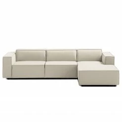 Ecksofa Kinx II Webstoff - Webstoff Osta: Altweiß - Longchair davorstehend rechts - Keine Funktion -WOHNZIMMERMÖBEL Verkäufe ecksofa kinx ii webstoff longchair davorstehend rechts stoff osta altweiss 4331096