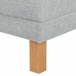 Ecksofa KiYDOO relax Webstoff - Silber - Longchair davorstehend links -WOHNZIMMERMÖBEL Verkäufe ecksofa kiydoo upholstery webstoff longchair davorstehend rechts silber 3553017