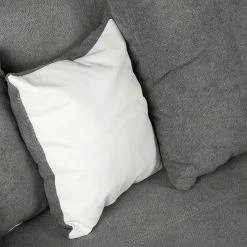 Loftscape Ecksofa Lanai Kunstleder / Microfaser - Grauweiß -WOHNZIMMERMÖBEL Verkäufe ecksofa lanai inkl beleuchtung beidseitig montierbar kunstleder microfaser grau weiss 4421008