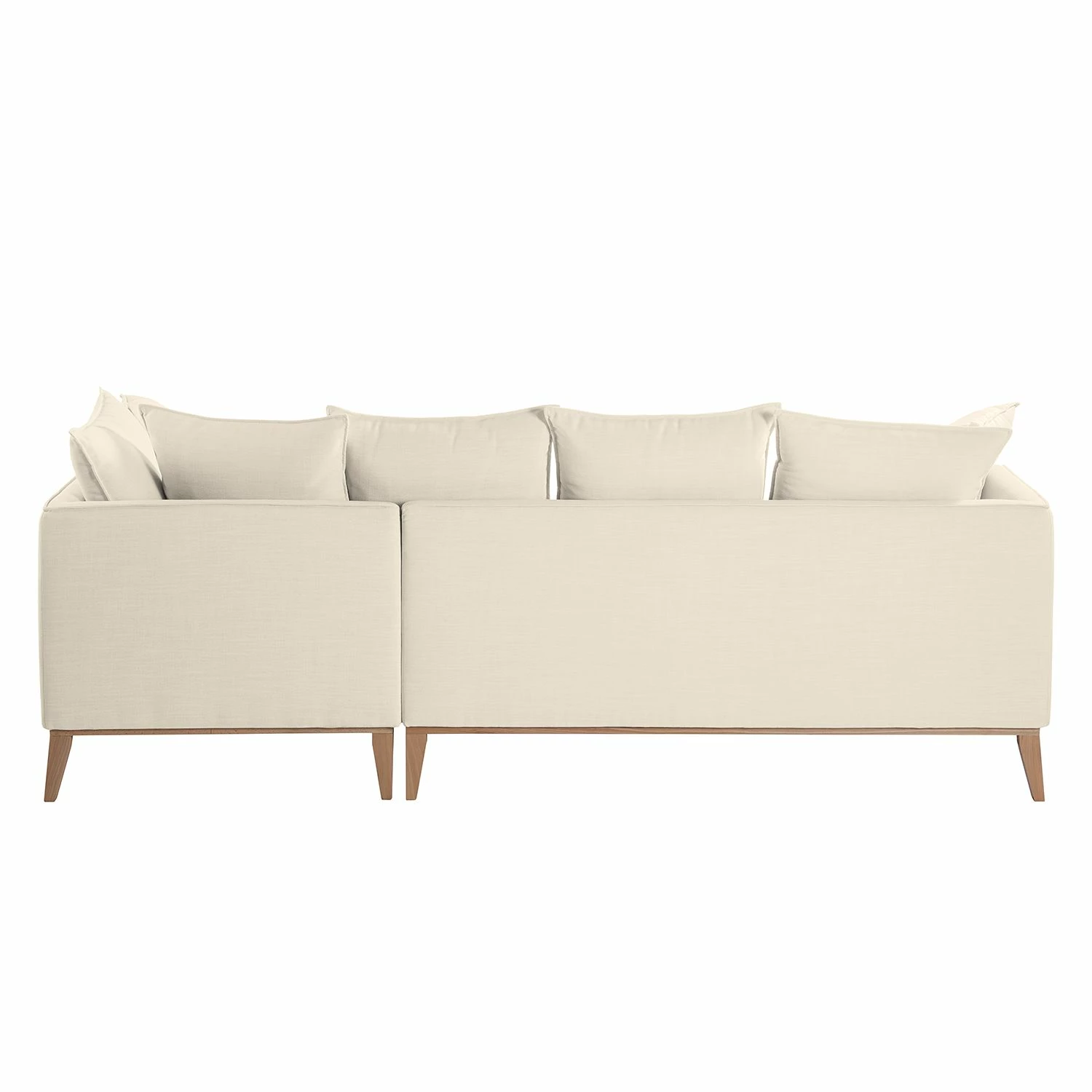 Eva Padberg Collection Ecksofa Lavina Webstoff - Stoff Moretey: Cremeweiß - Ottomane davorstehend rechts 6 Eva Padberg Collection Ecksofa Lavina Webstoff - Stoff Moretey: Cremeweiß - Ottomane davorstehend rechts – Bild 6