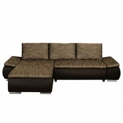 Fredriks Ecksofa Laza - mit Schlaffunktion - Kunstleder / Webstoff - Dunkelbraun / Cappuccino - Longchair davorstehend links 38 Fredriks Ecksofa Laza - mit Schlaffunktion - Kunstleder / Webstoff - Dunkelbraun / Cappuccino - Longchair davorstehend links -WOHNZIMMERMÖBEL Verkäufe ecksofa laza mit schlaffunktion kunstleder webstoff longchair davorstehend links dunkelbraun cappuccino 4973324