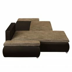 Fredriks Ecksofa Laza - mit Schlaffunktion - Kunstleder / Webstoff - Dunkelbraun / Cappuccino - Longchair davorstehend links 44 Fredriks Ecksofa Laza - mit Schlaffunktion - Kunstleder / Webstoff - Dunkelbraun / Cappuccino - Longchair davorstehend links -WOHNZIMMERMÖBEL Verkäufe ecksofa laza mit schlaffunktion kunstleder webstoff longchair davorstehend links dunkelbraun cappuccino 4973364