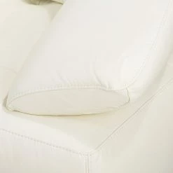 Fredriks Ecksofa Lyneal Echtleder - Weiß - Ottomane davorstehend links -WOHNZIMMERMÖBEL Verkäufe ecksofa lyneal echtleder ottomane davorstehend links weiss 4270672