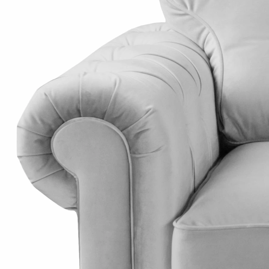 Velvet Studio Ecksofa Marau - Lichtgrau - Longchair davorstehend rechts 5 Velvet Studio Ecksofa Marau - Lichtgrau - Longchair davorstehend rechts – Bild 5