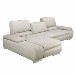 Fredriks Ecksofa Masca II Strukturstoff - Beige - Longchair davorstehend links - Schlaffunktion -WOHNZIMMERMÖBEL Verkäufe ecksofa masca strukturstoff beige longchair davorstehend links 470671