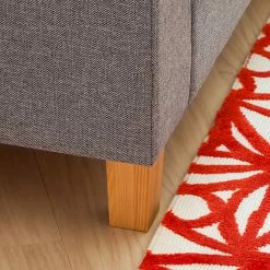 Ars Natura Ecksofa Masion - Strukturstoff - Grau -WOHNZIMMERMÖBEL Verkäufe ecksofa masion stoff anthrazit ottomane links oder rechts montierbar 581018