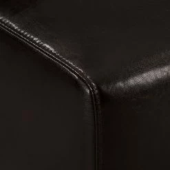 Maison Belfort Ecksofa Nespolo Echtleder Dunkelbraun - Ottomane davorstehend links -WOHNZIMMERMÖBEL Verkäufe ecksofa nespolo echtleder dunkelbraun ottomane davorstehend links 4576796