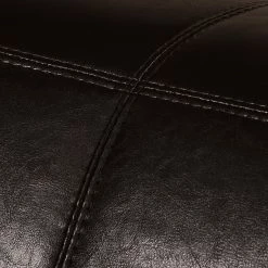 Maison Belfort Ecksofa Nespolo Kunstleder Dunkelbraun - Ottomane davorstehend links -WOHNZIMMERMÖBEL Verkäufe ecksofa nespolo kunstleder dunkelbraun ottomane davorstehend links 4576612