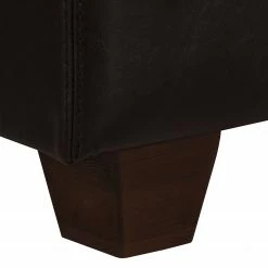 Maison Belfort Sofa Nespolo (2-Sitzer) - Kunstleder - Dunkelbraun -WOHNZIMMERMÖBEL Verkäufe ecksofa nespolo kunstleder dunkelbraun ottomane davorstehend rechts 4576544