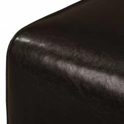 Maison Belfort Sofa Nespolo (3-Sitzer) - Kunstleder - Dunkelbraun -WOHNZIMMERMÖBEL Verkäufe ecksofa nespolo kunstleder dunkelbraun ottomane davorstehend rechts 4576564 1