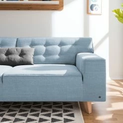 Tom Tailor Ecksofa Nordic Chic II Webstoff - Stoff TUS: 6 sky blue - Longchair davorstehend links -WOHNZIMMERMÖBEL Verkäufe ecksofa nordic chic ii webstoff longchair davorstehend rechts stoff tus6 sky blue 5181756